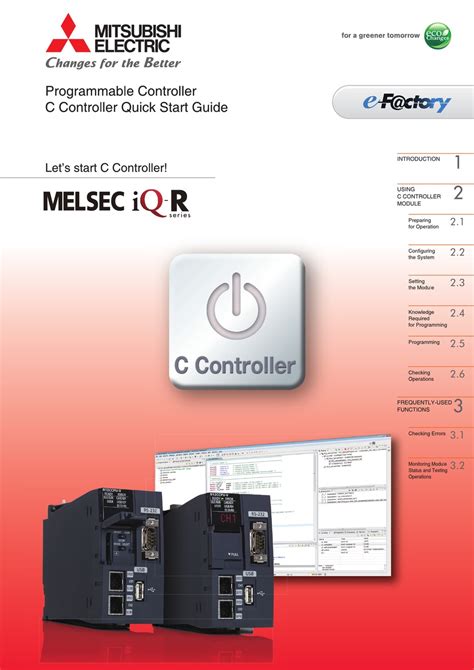 MITSUBISHI ELECTRIC MELSEC IQ-R R16ENCPU pdf manual